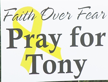 Faith Over Fear fundraiser for cancer fighter Tony King.